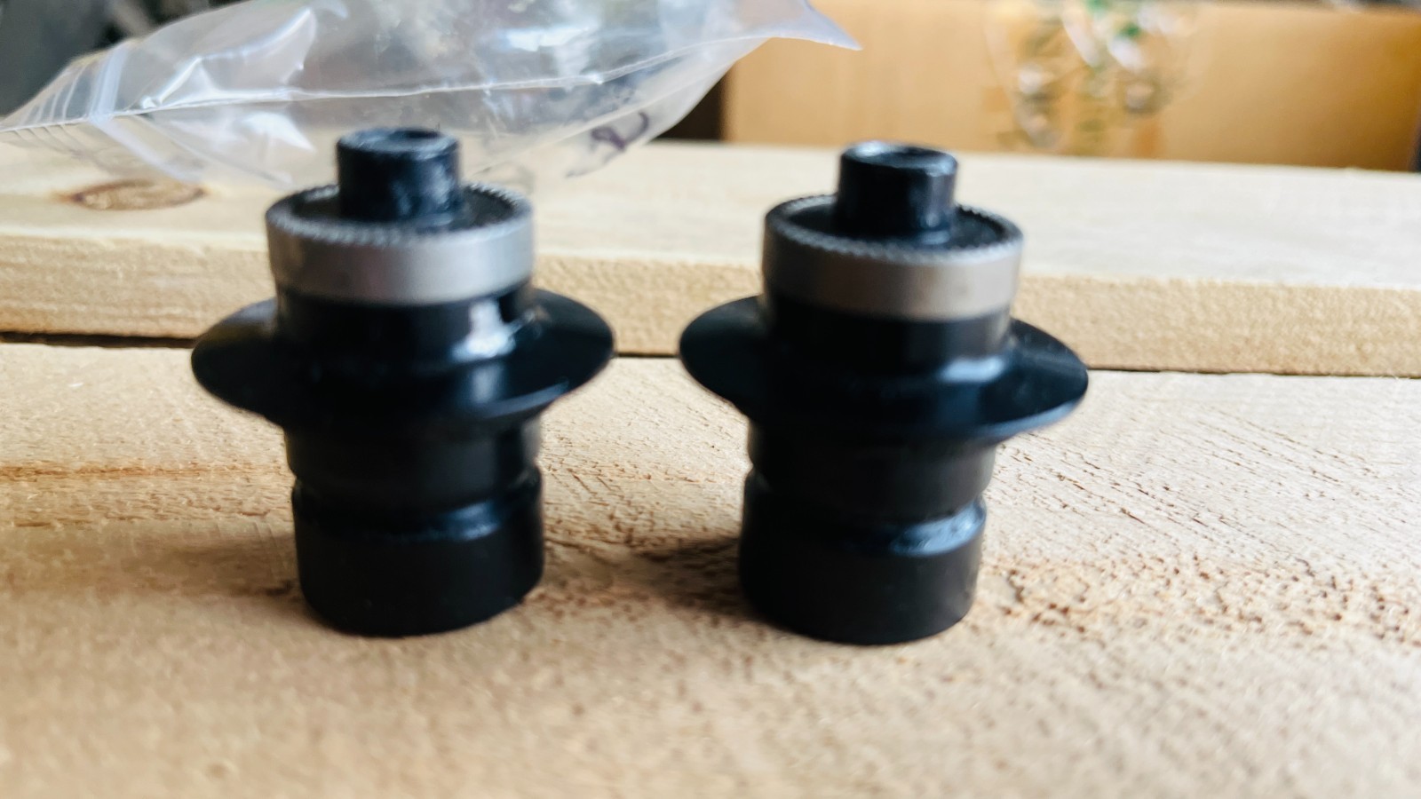 HOPE Pro 2, EVO, 4, 5 QR 9mm front hub thru axle adapters reducers