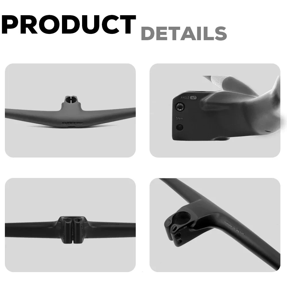 SYNCROS Integrated MTB Handlebar For Sparks Frame 4/5 degree Rise 15mm/25mm Rise
