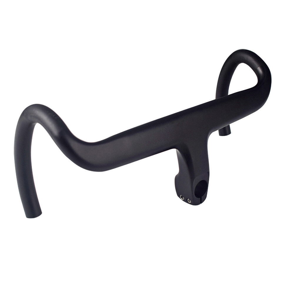 AIRWOLF T1100 Carbon Handlebar Drop Bar Stem Road Bike Internal Routing 360-440m