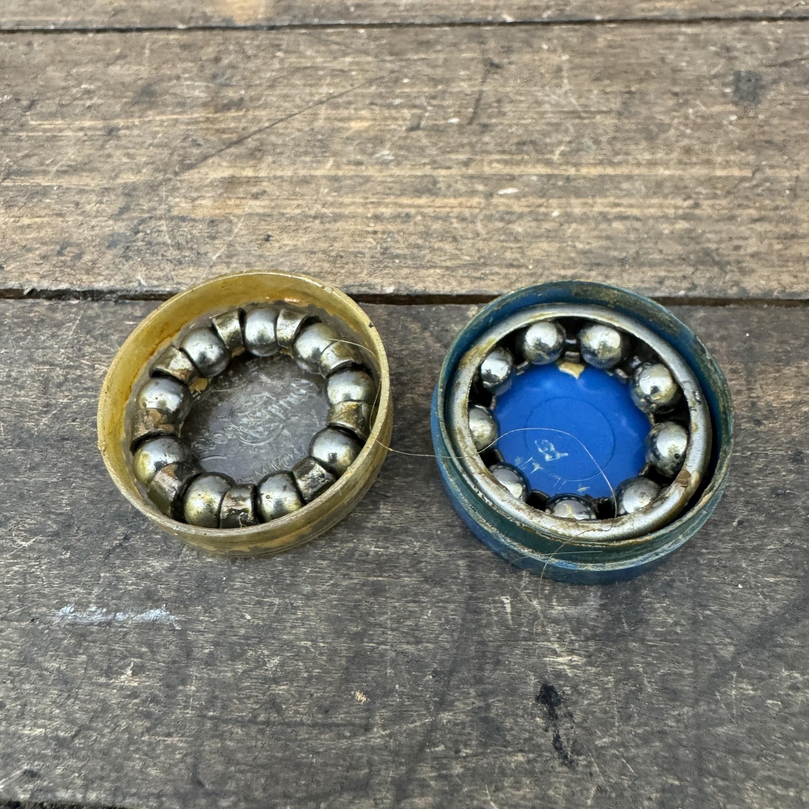 Vintage Campagnolo Ball Bearing Set Bottom Bracket Headset Italy Parts Holder