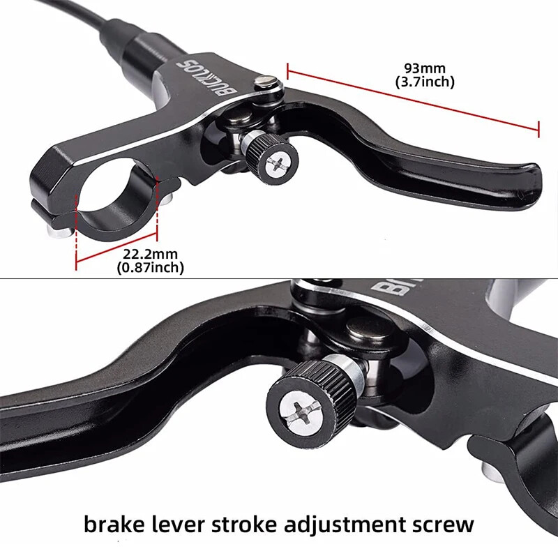 Hydraulic Brake Set 800/1500mm Mountain Bike Disc Brake Set 160mm Brake Rotor