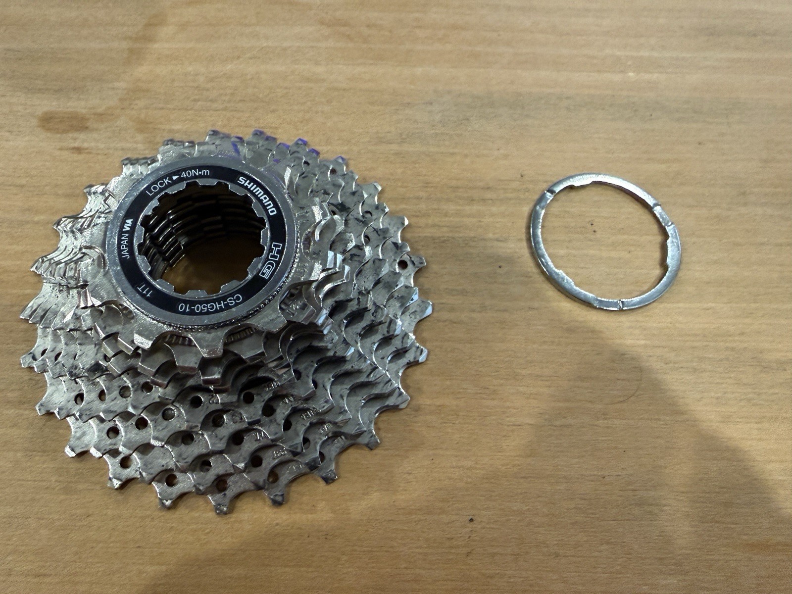 Shimano CS-HG500 Cassette – 10-Speed, 11-25t, Silver