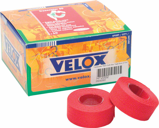 Tressostar Red Cloth Bar Tape Single Roll