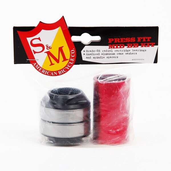 S&M MID 24mm Bottom Bracket BMX Bike Bottom Bracket Odyssey Sunday BMX Bikes