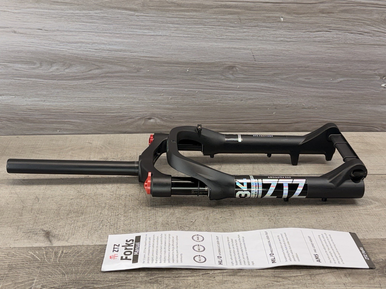 ZTZ 20/26 * 4.0 inch Fat Tire Oil Spring Suspension Fork, 135mm Spacing Hub