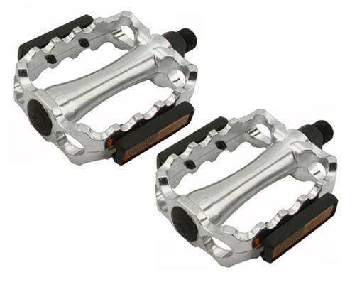 ORIGINAL! 468 ALLOY PEDALS 9/16 IN CHROME. COMPATIBLE WITH 9/16 CRANK IN CHROME