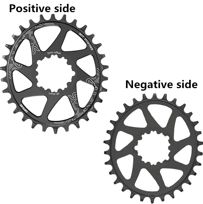 DECKAS Crown 3mm 6mm Offset Round Oval Chainring For Sram SX NX GX MTB Crankset