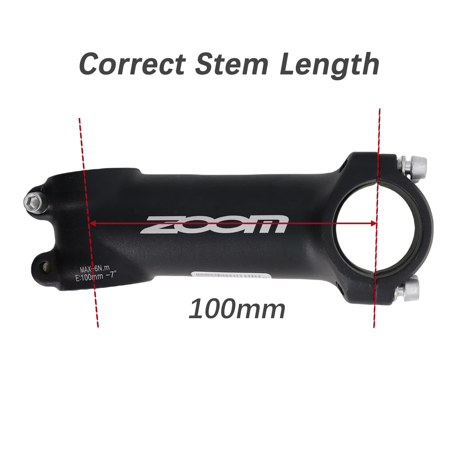 Zoom bike Stem Ultralight Aluminum MTB Bike +-7/ +-15 Degrees 28.6 31.8 60-120mm