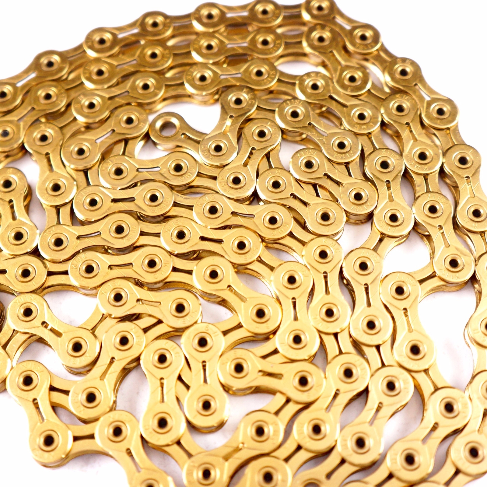 KMC X11SL /X11EL Bike Chain 11 Speed 11s 118 Link Gold W/Original Box Road MTB
