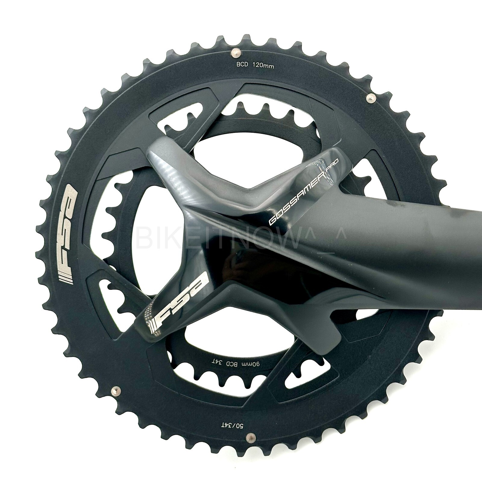 FSA GOSSAMER PRO BB386EVO Bike Crankset 50/34T, 170mm fit Shimano/Sram 10-11S