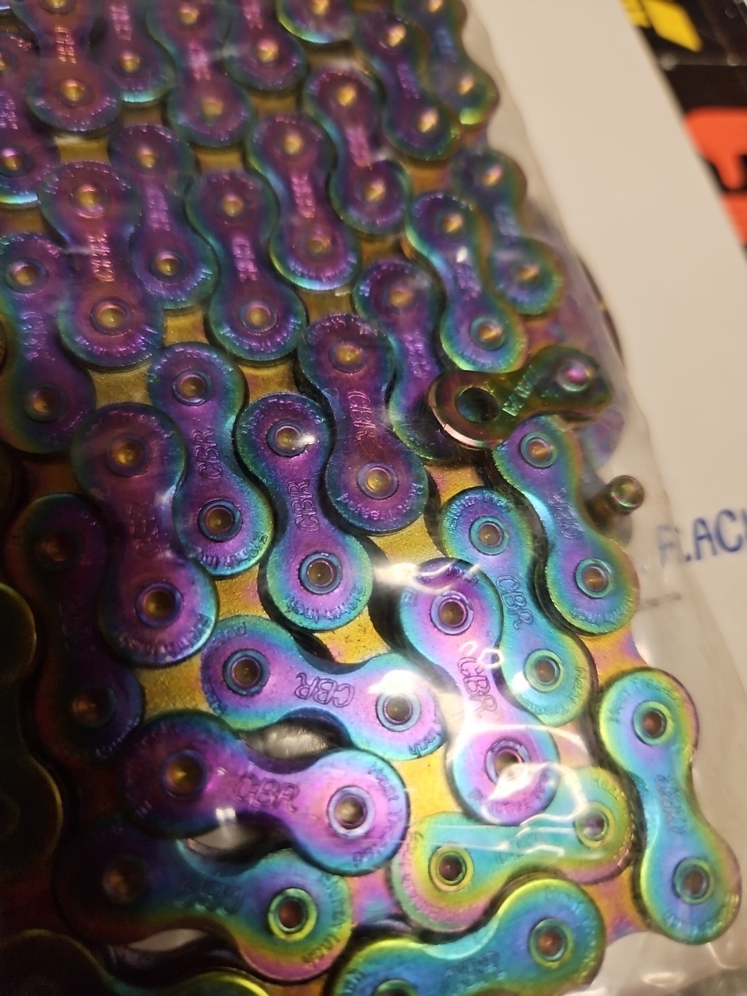 CBR BMX BIKE CHAIN 1/8″ Jet Fuel OIL SLICK COOK BROS RACING SE GT Haro Kink NEW