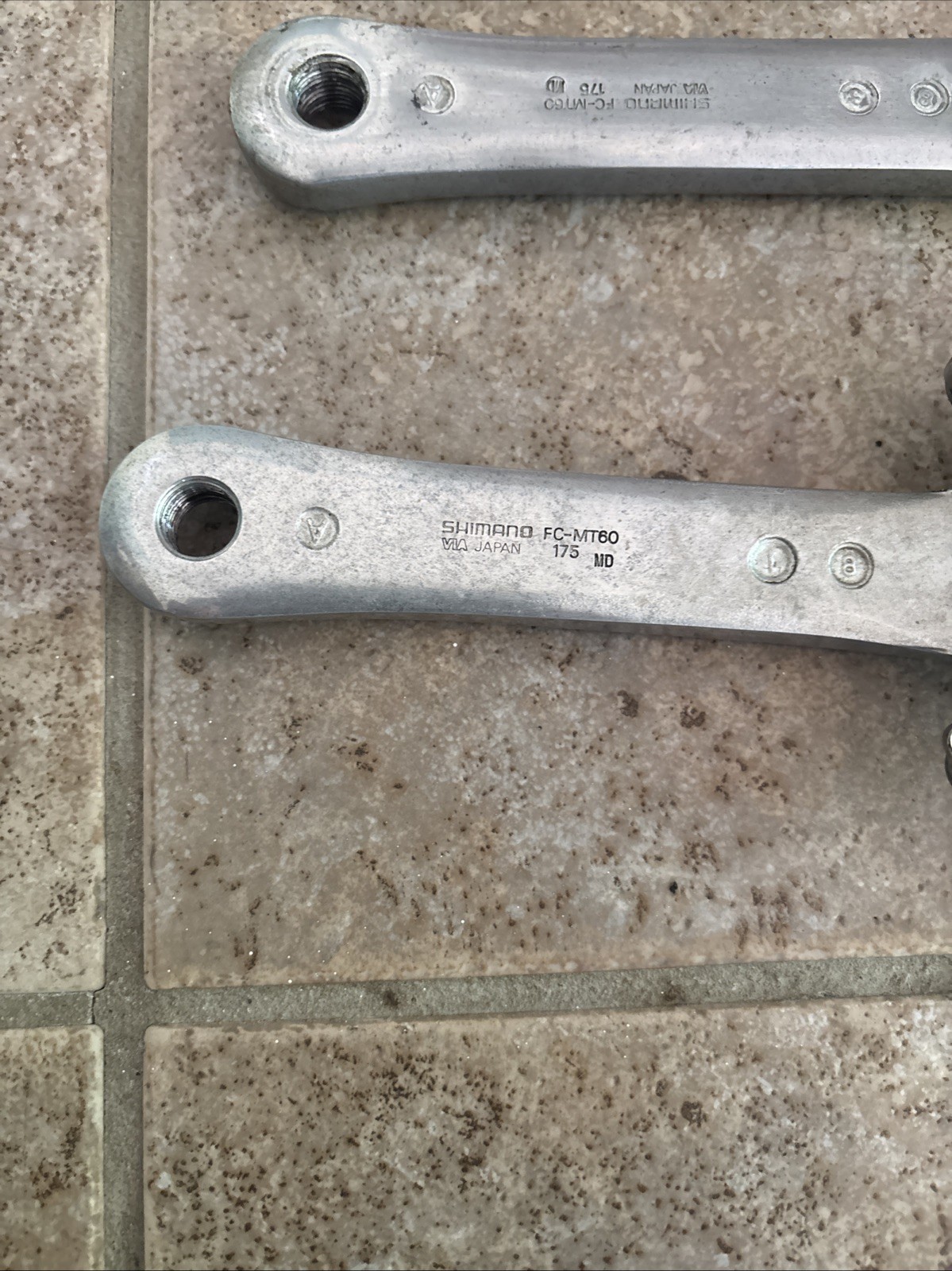Shimano Deore FC—MT60 175mm Crank Arms 110bcd Triple Vintage Square Taper