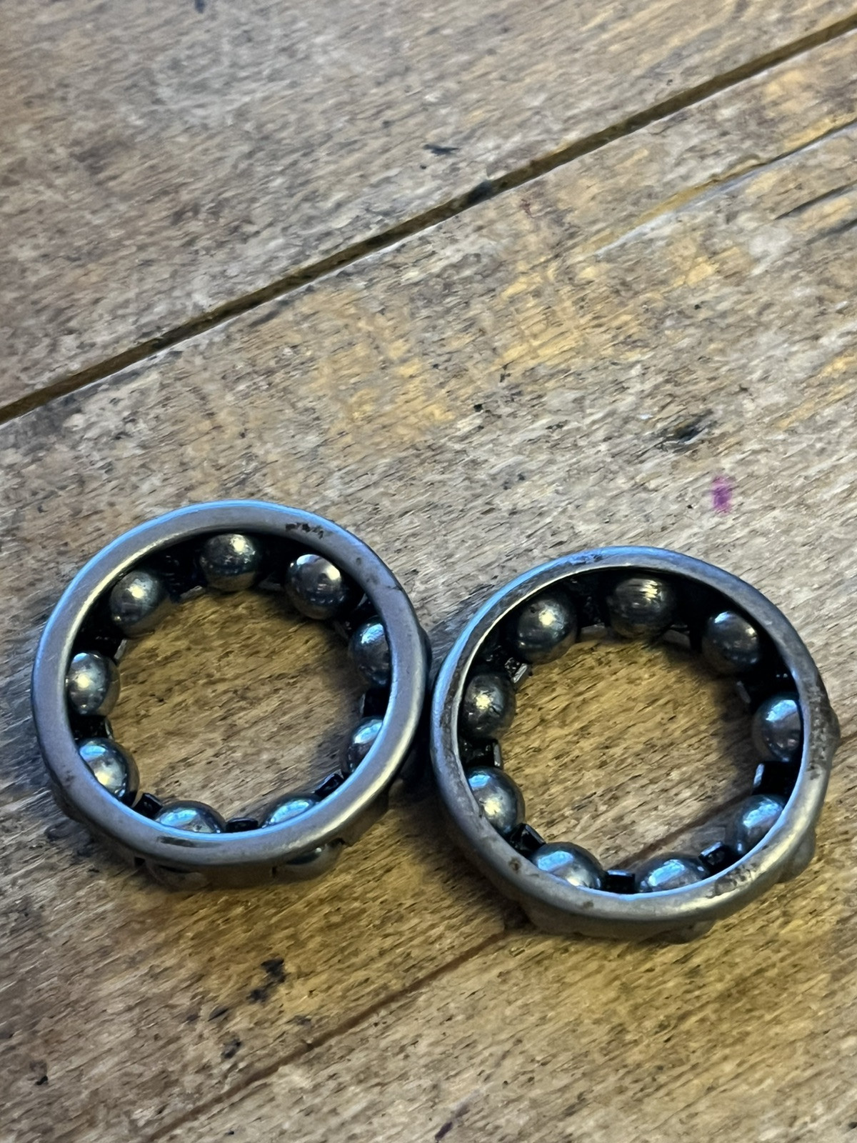 Vintage Unbranded Bottom Bracket Cups 68 mm ~see Pics/Condition~ 80s Road