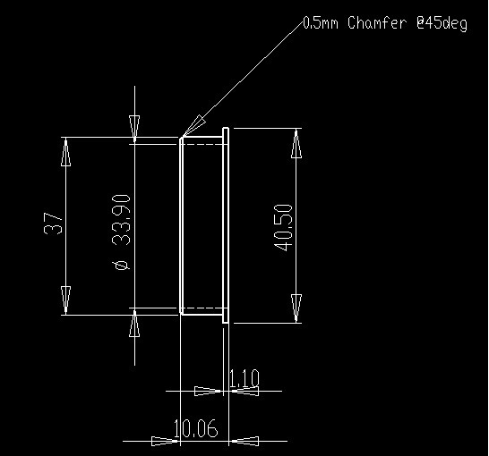 1-1/4″ to 1-1/8″ Headtube Reducer Headset Adapter 1.25″ 1 1/8 inch Head Tube