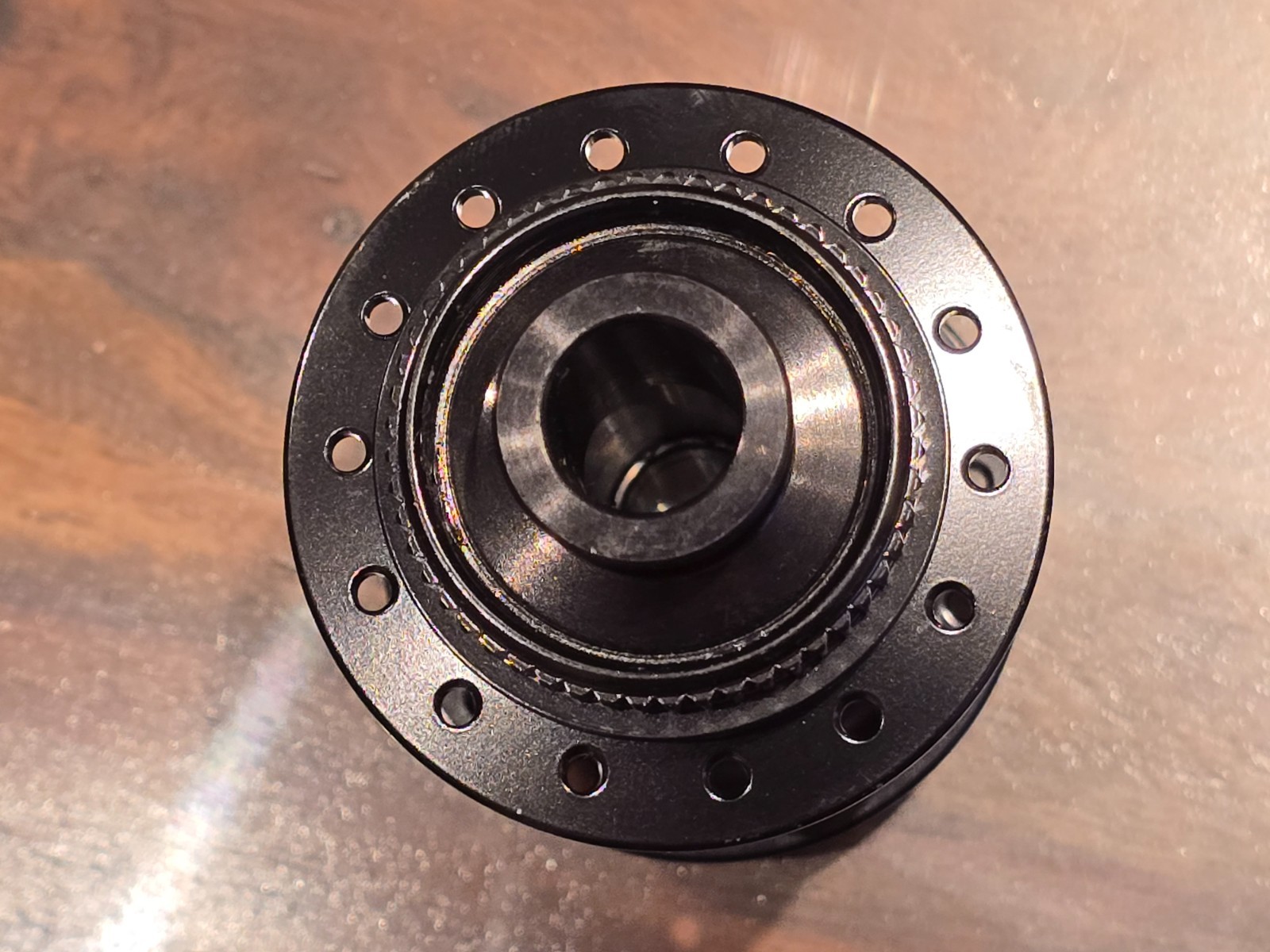 DT Swiss 350 Front Hub 12×100 Center Lock 28H J-Bend Black
