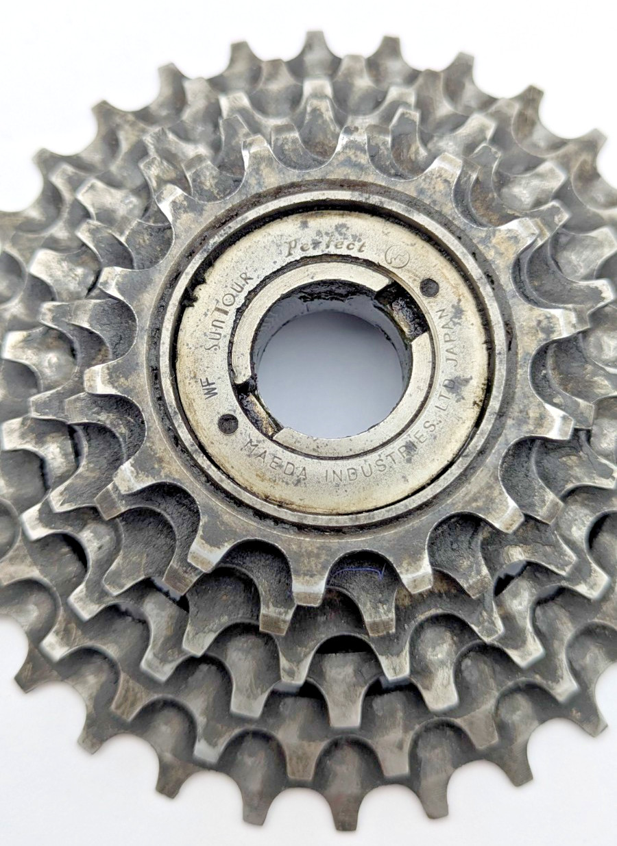 SUNTOUR PERFECT JAPAN 6 speed freewheel 14 TOOTH 30 TOOTH RATIO WIDE TOURING