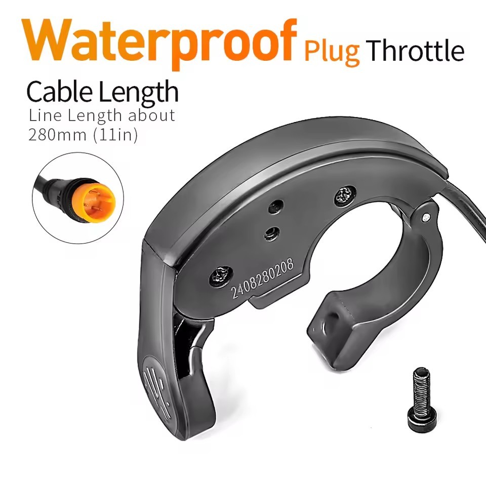 E-bike Thumb Throttle Hand Finger YH-001 Throttle 12V-72V 3-Pin SM/WP Plug HAU