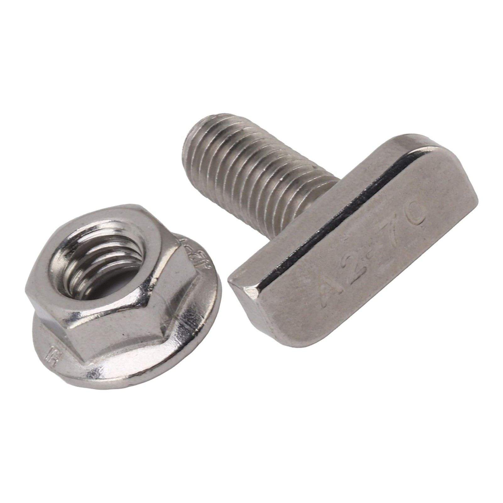 T Bolt Set M8x20mm T Slot Drop-in Bolt Hammer Head Bolts T Shape Stud Sliding Sc