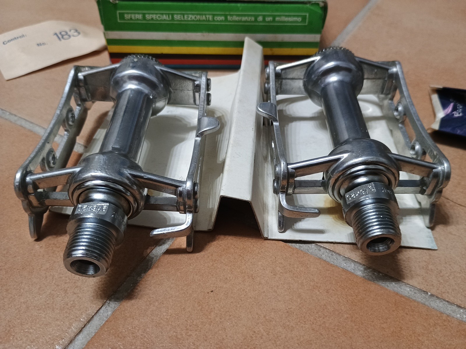 Nos Nib Vintage Campagnolo NGS Pedals New Gran Sport New X Colnago Pedals