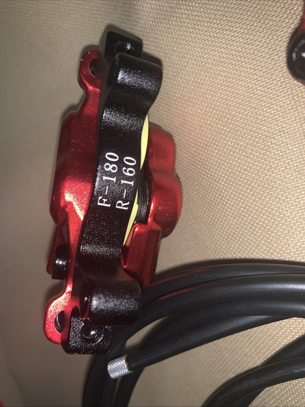 Zoom HB876 Bicycle Hydraulic Disk Brake Rotor 160mm Caliper Kit.