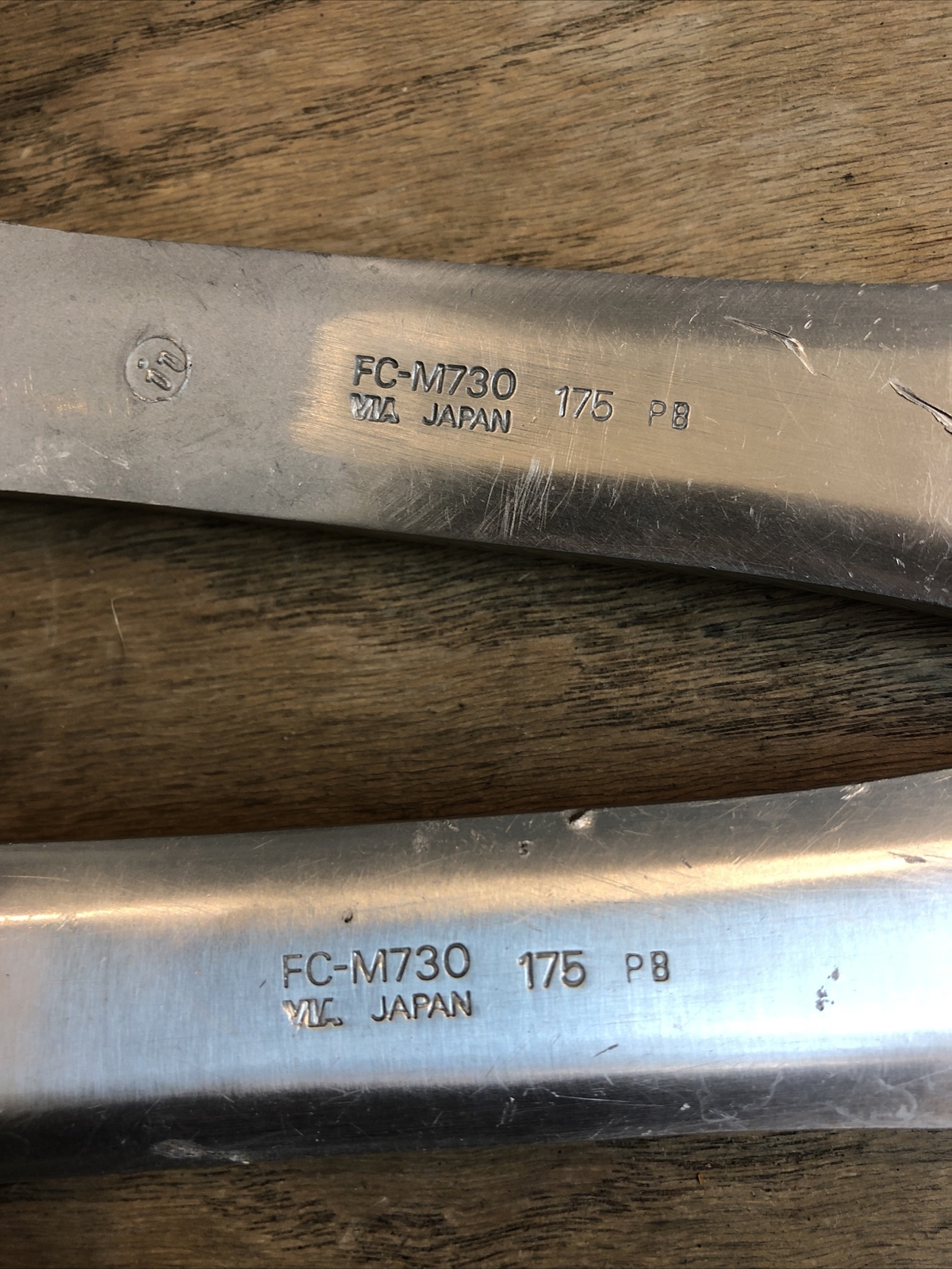 Shimano FC-M730 Crank Arms Silver Triple 175mm Square Taper