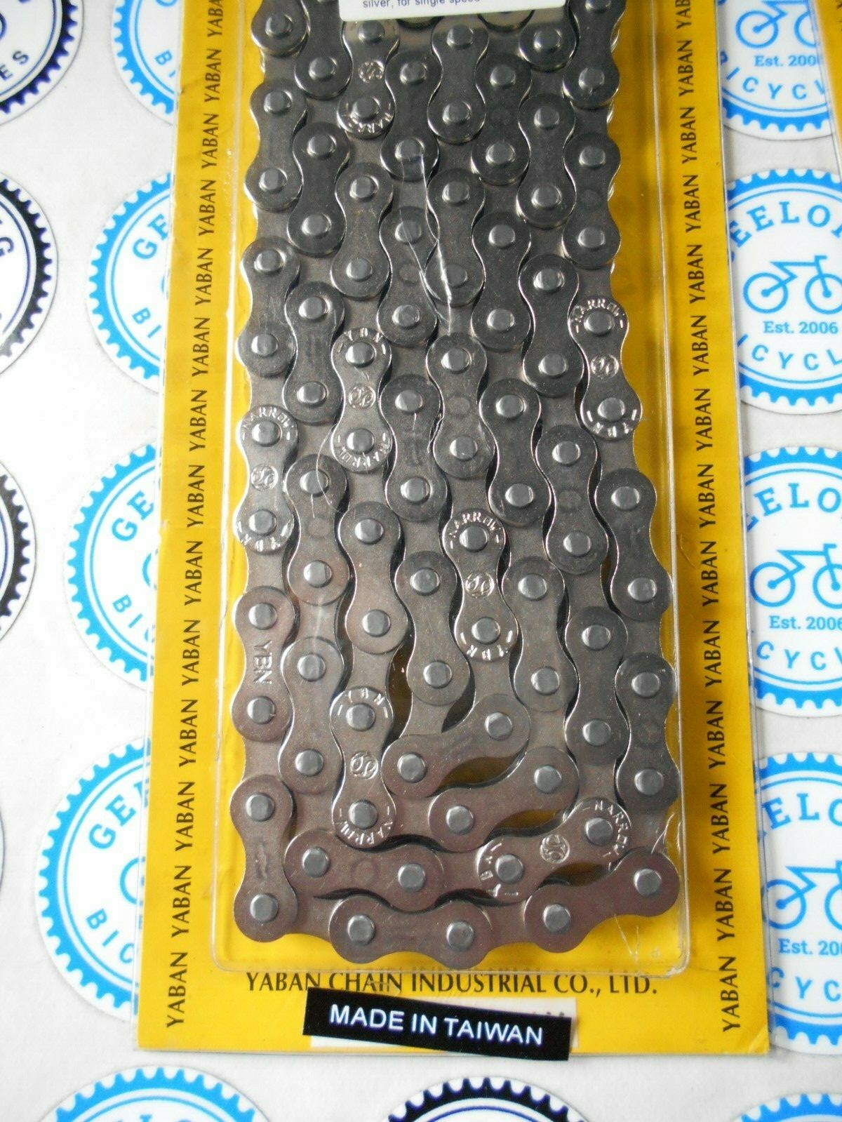 BMX Chain Colour Black Red Blue Pink Green Purple White or Chrome Old School
