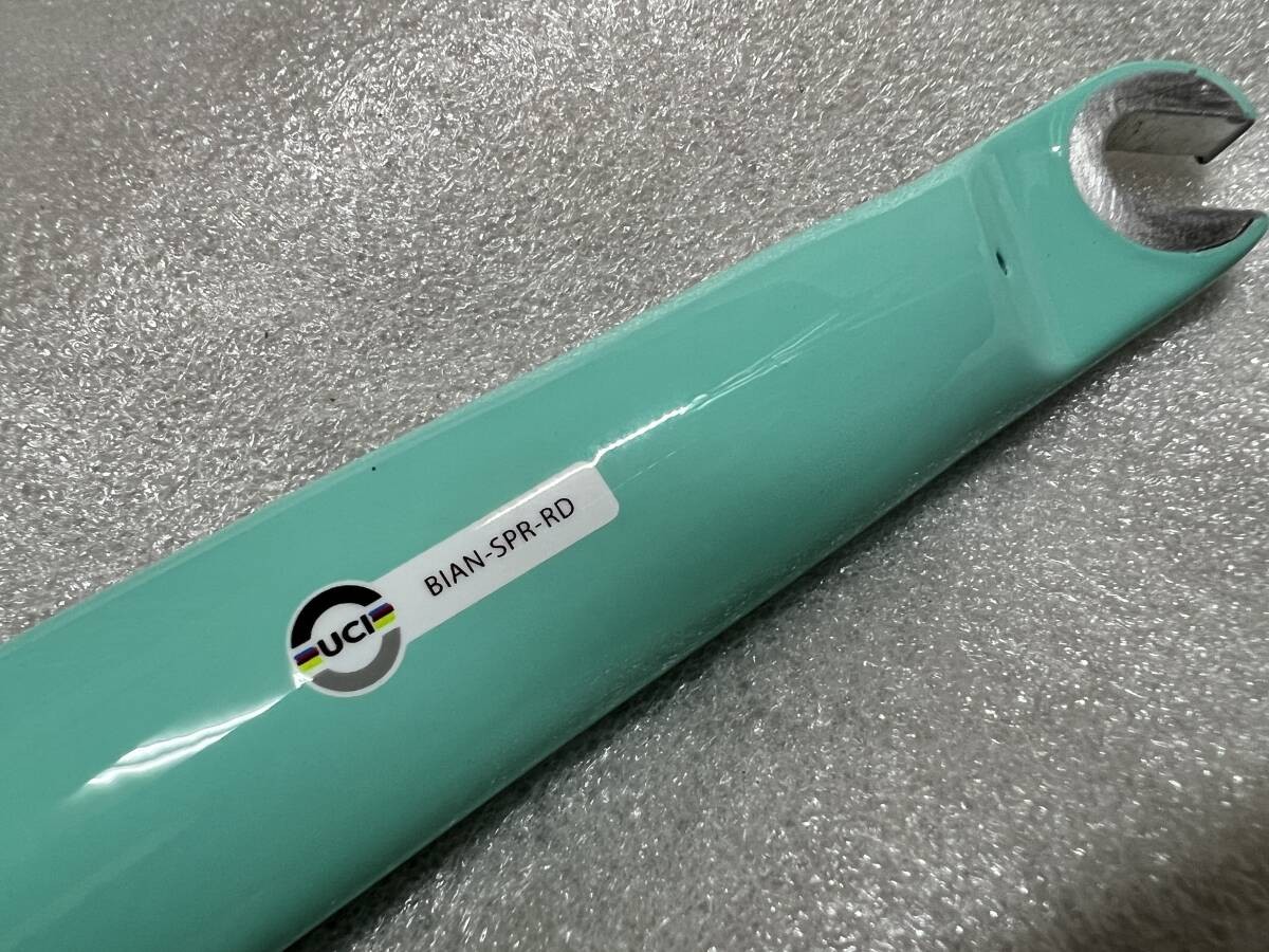 Bianchi Sprint Carbon Fork 700C Rim Brake Tapered 1-1/8″ to 1-1/4″ QR 100mm 45mm