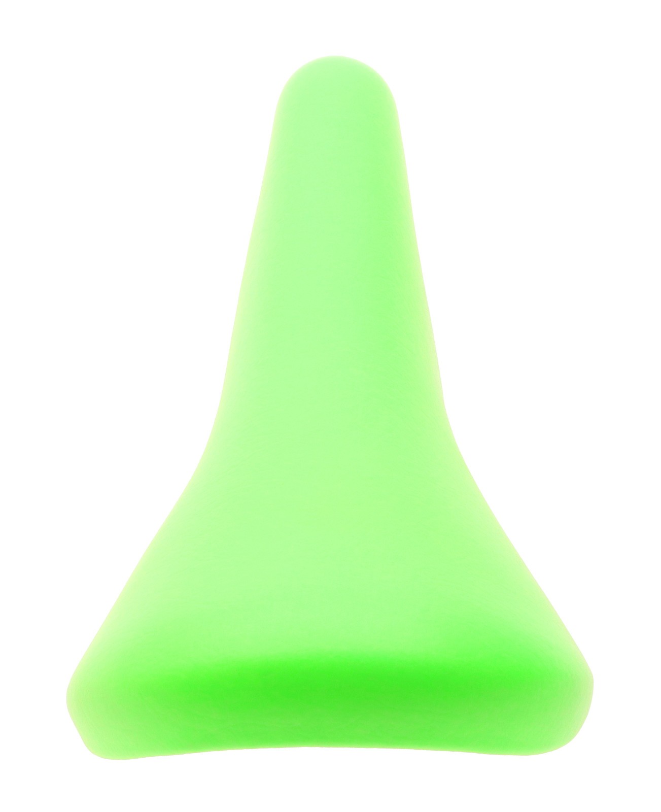Kashimax KX-2A Padded Saddle Steel Rails Neon Green Vinyl KX2A NOS NEW