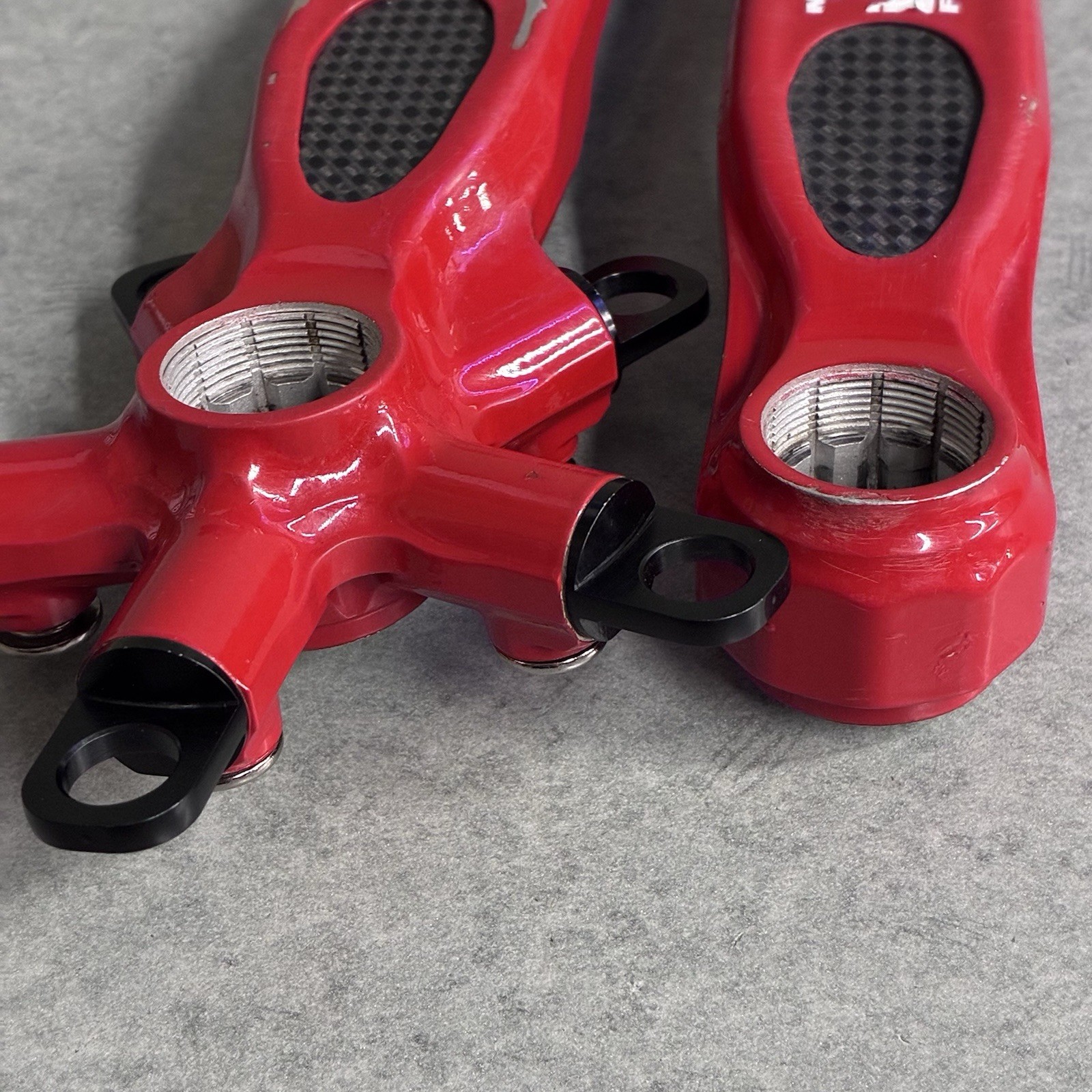 Vintage Red Race Face Next Crank Arm Set 175mm ISIS 94/58mm BCD Carbon Turbine