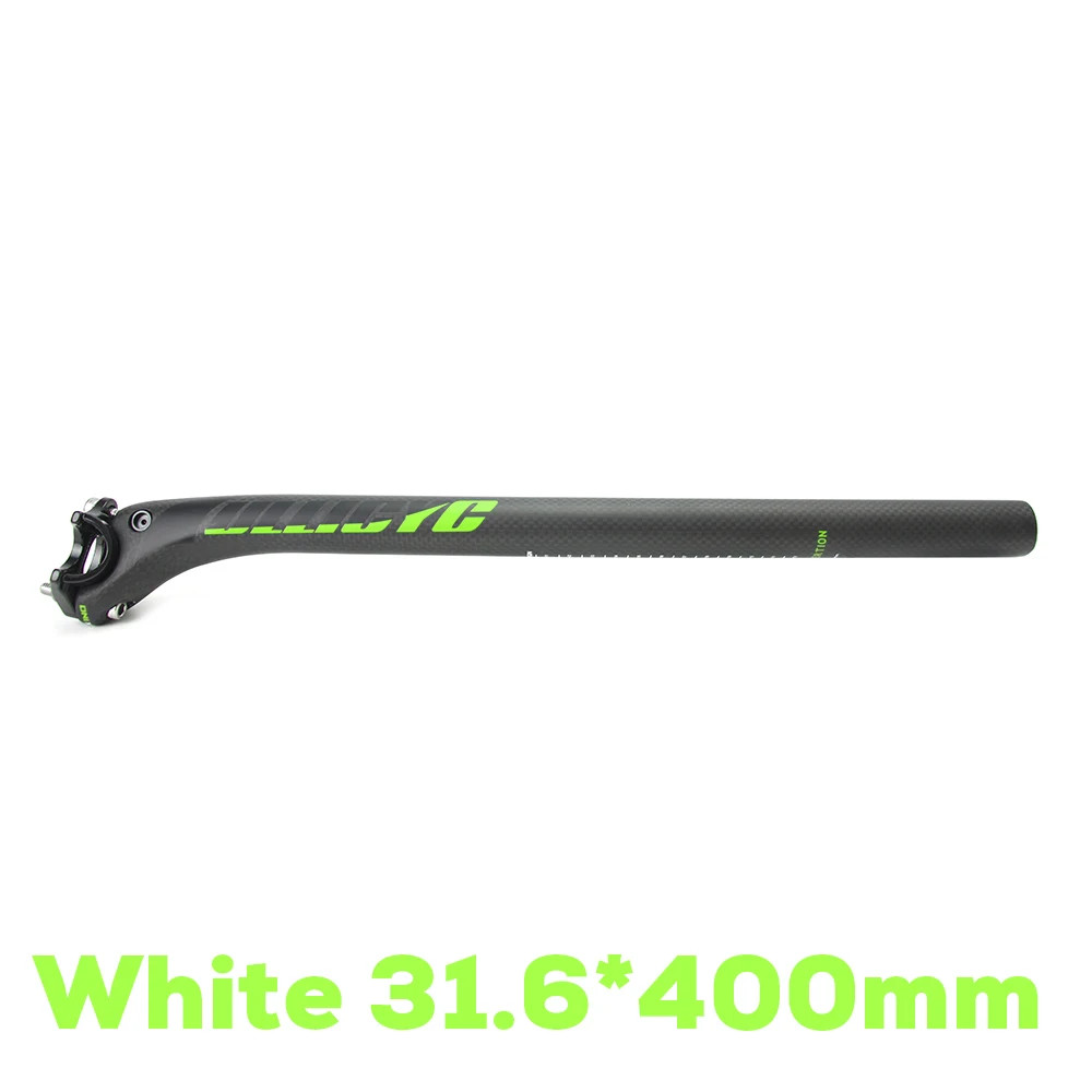 ULLICYC Carbon Fiber Seatpost 27.2/30.8/31.6mm 400mm Offset MTB Road Bike