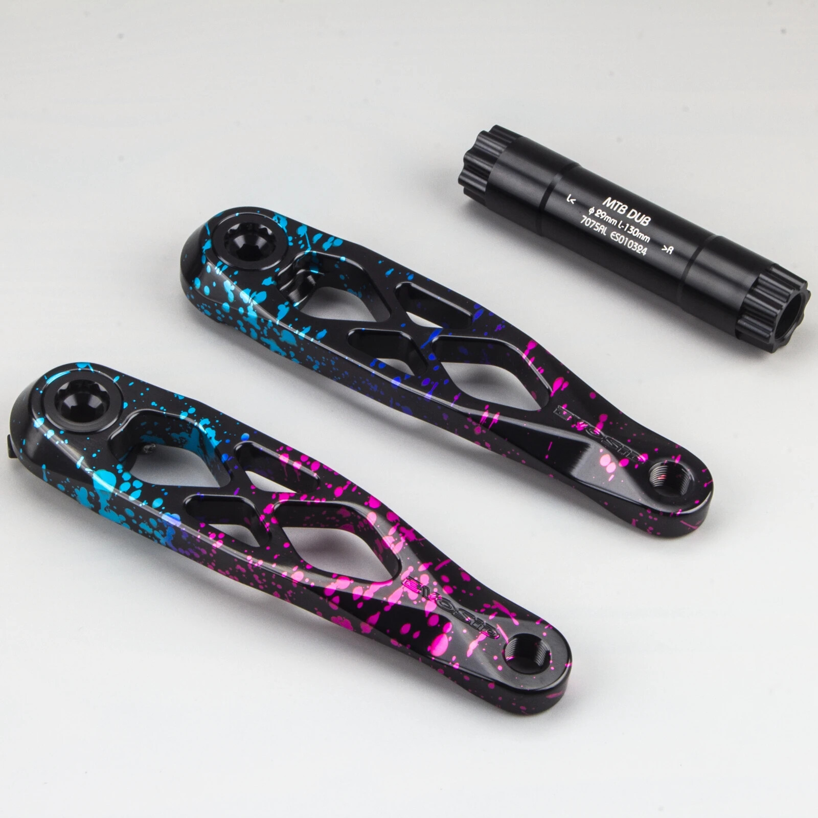 MTB Crankset 170mm R-SPEC Trail Enduro Bicycle DUB 29 Hollow Crank Spindle CNC