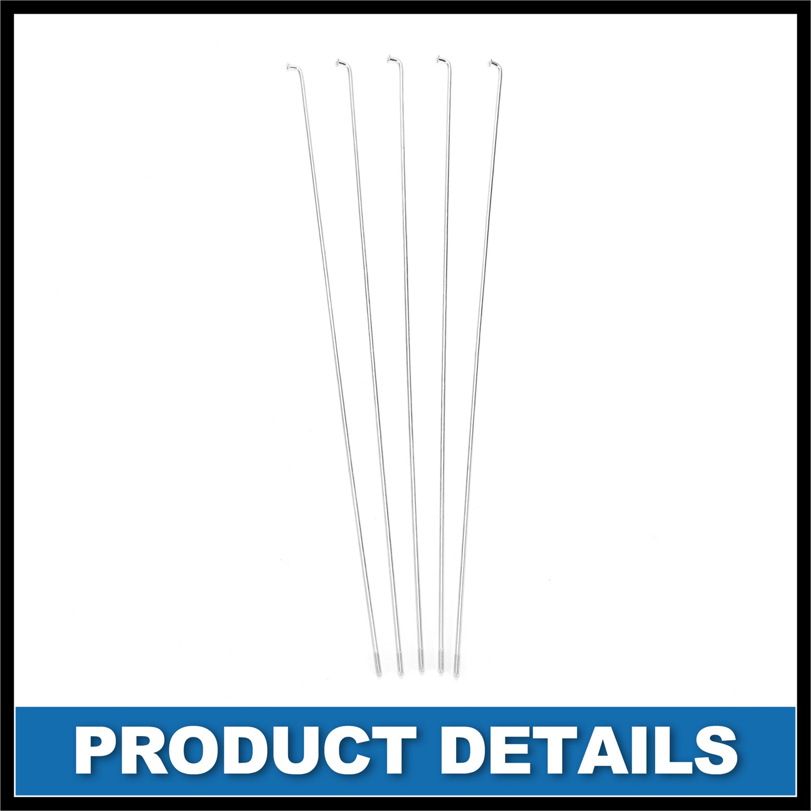 Bike Bicycle Spoke 14G 285MM Mountain Bike Spokes carbon steel Silver 36Pcs