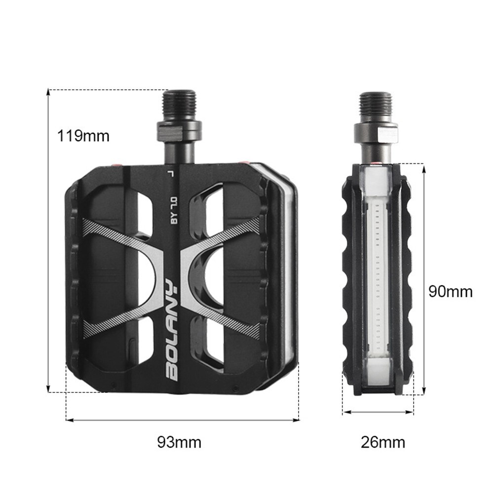 Bright And Eye Catching Type C Bearing Pedals For Night Cycling Useful