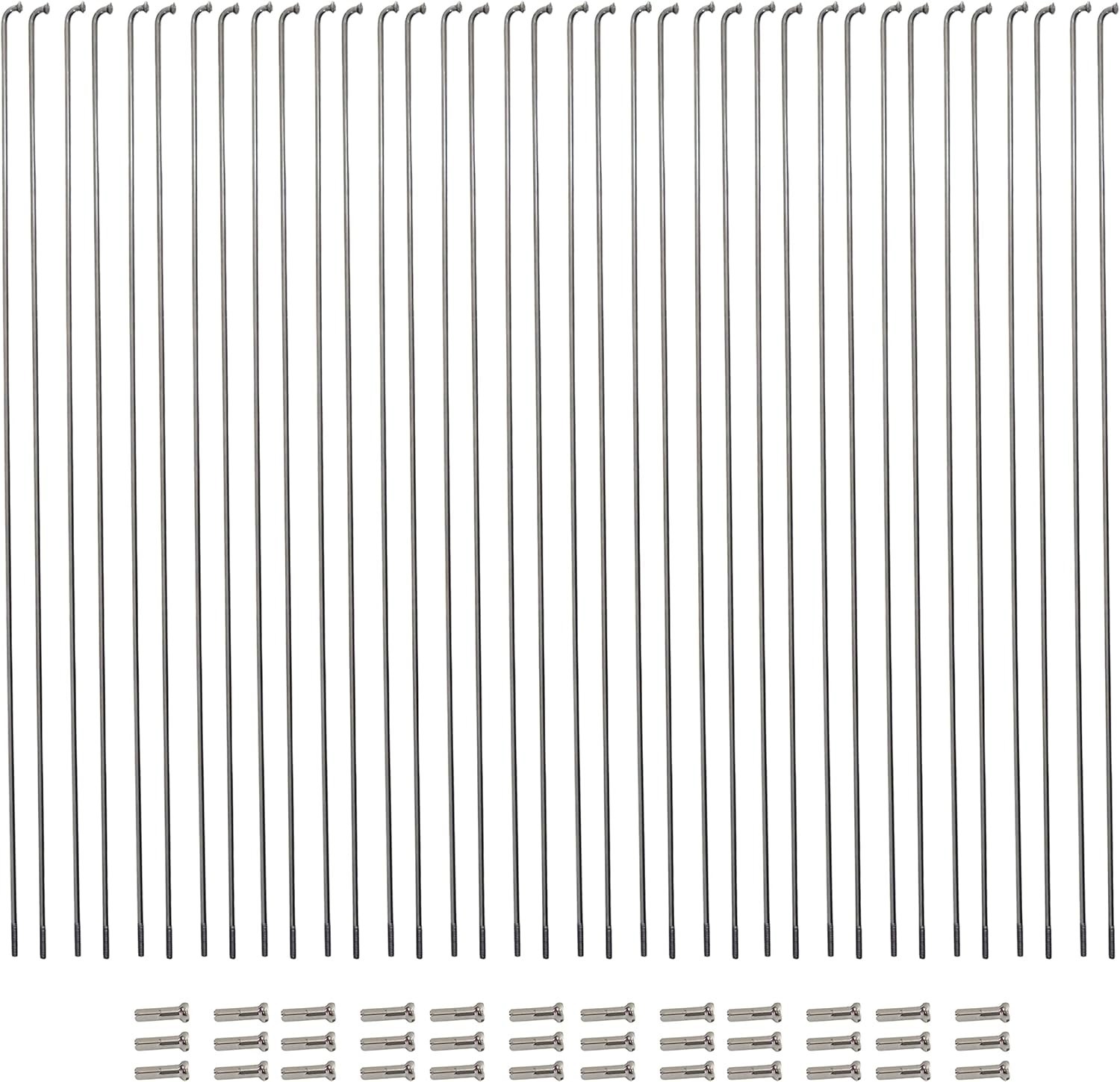 36Pcs 14G Stainless Steel Spokes 254mm – 294mm for MTB