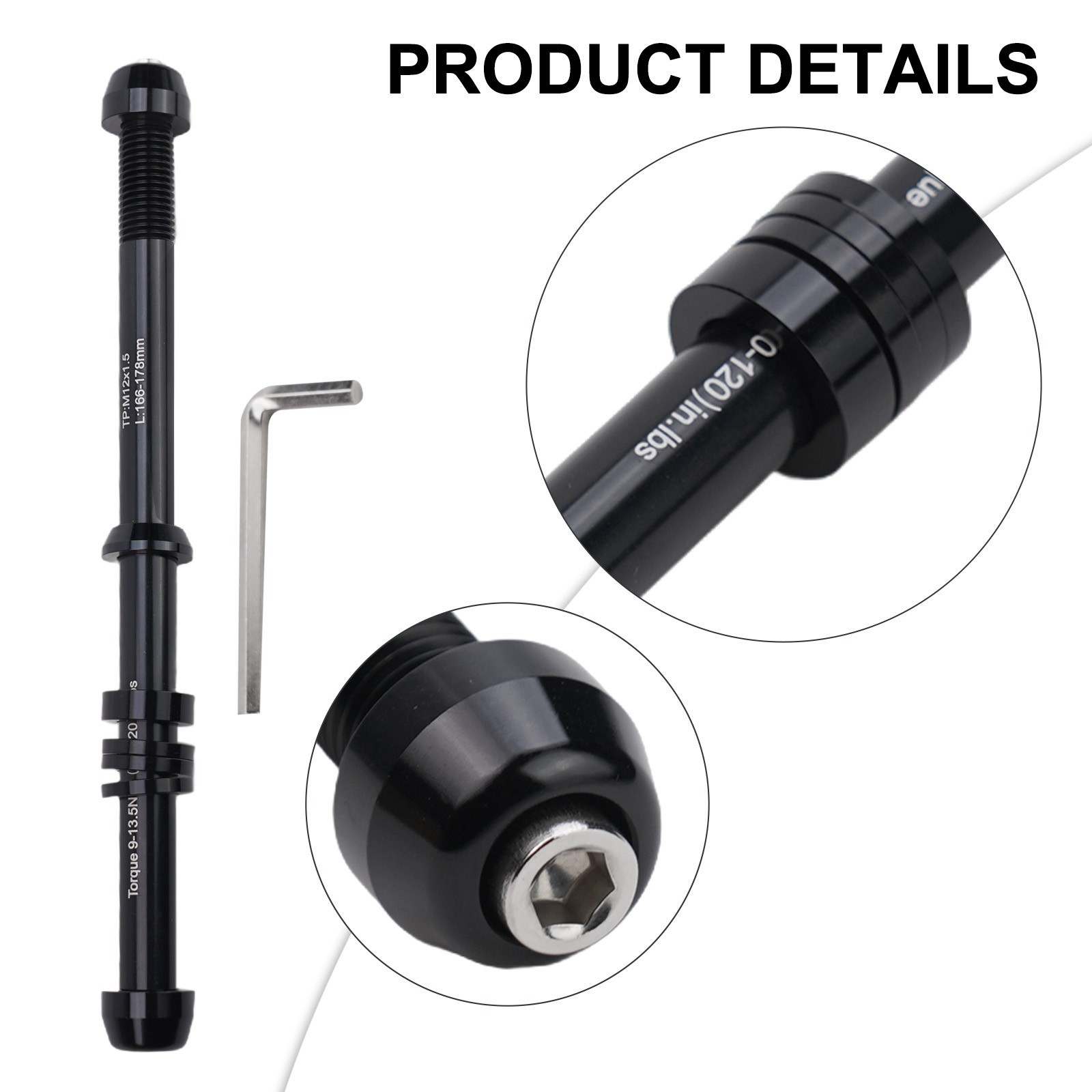 Thru Axle Bicycle Trainer Compatible with Various Sizes for Indoor Use