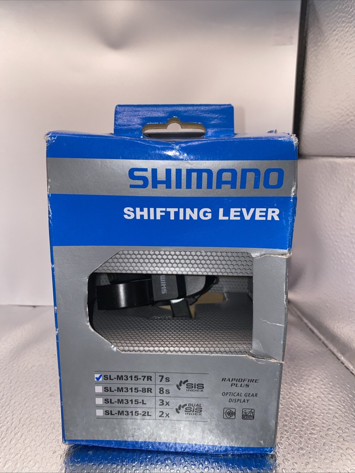 Shimano Shift Lever, SL-M315-7R, Right, 7-Speed RAPIDFIRE Plus