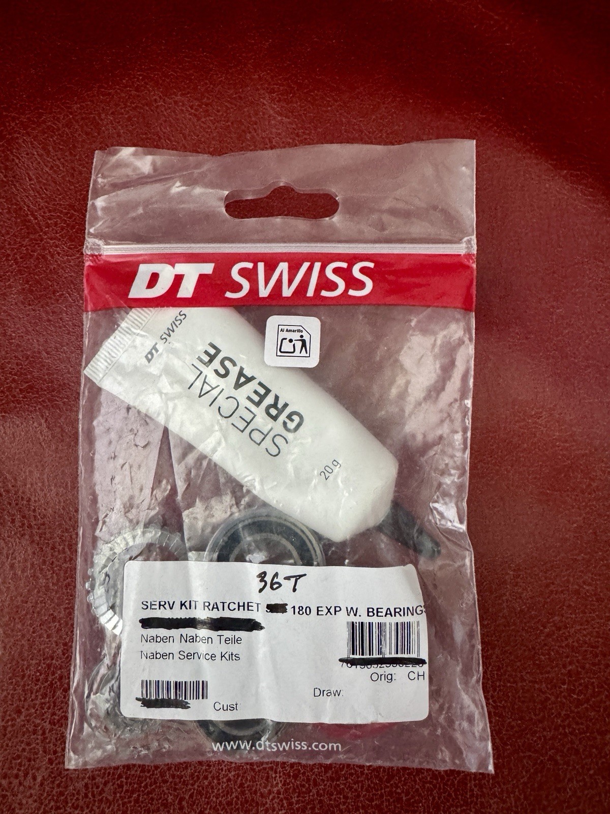 DT Swiss EXP 36 Tooth Upgrade Kit w/ Ceramic Bearings New