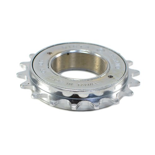 DICTA Single Speed Fixie, BMX Freewheel 1/2" x 1/8" 18T , Silver