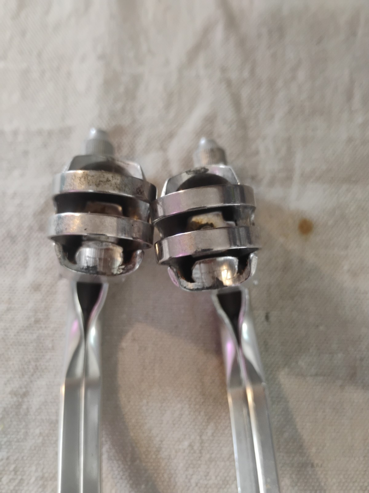 Vintage Dia-Compe Road Bike Brake Levers Drilled 23.5