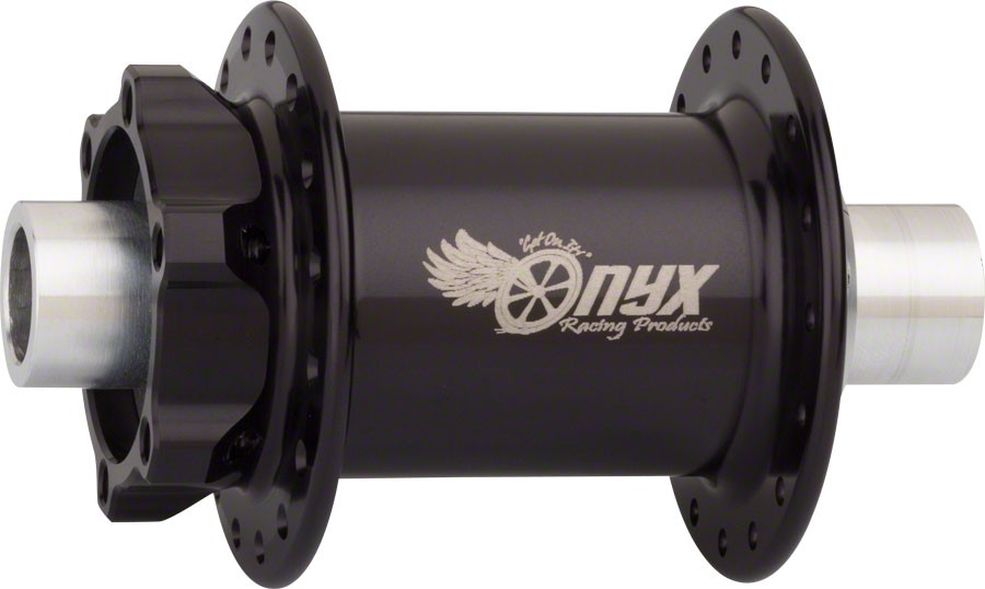 Onyx MTB Front Hub – 15 x 110mm Boost, 6-Bolt, Black