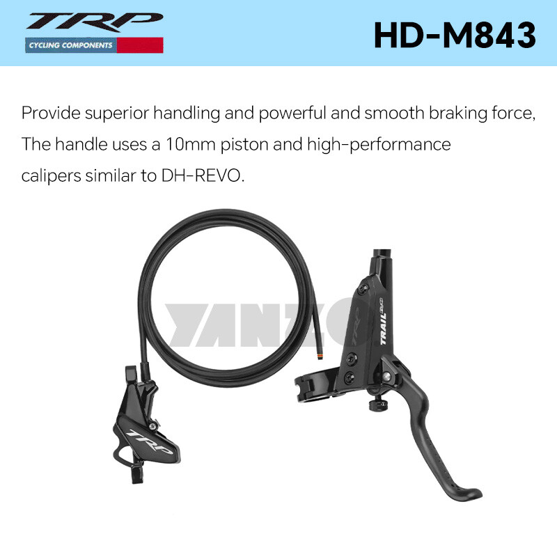 TRP TRAIL EVO HD-M843 Hydraulic Disc Brake Set Front Rear Enduro E-Bike 4 Piston
