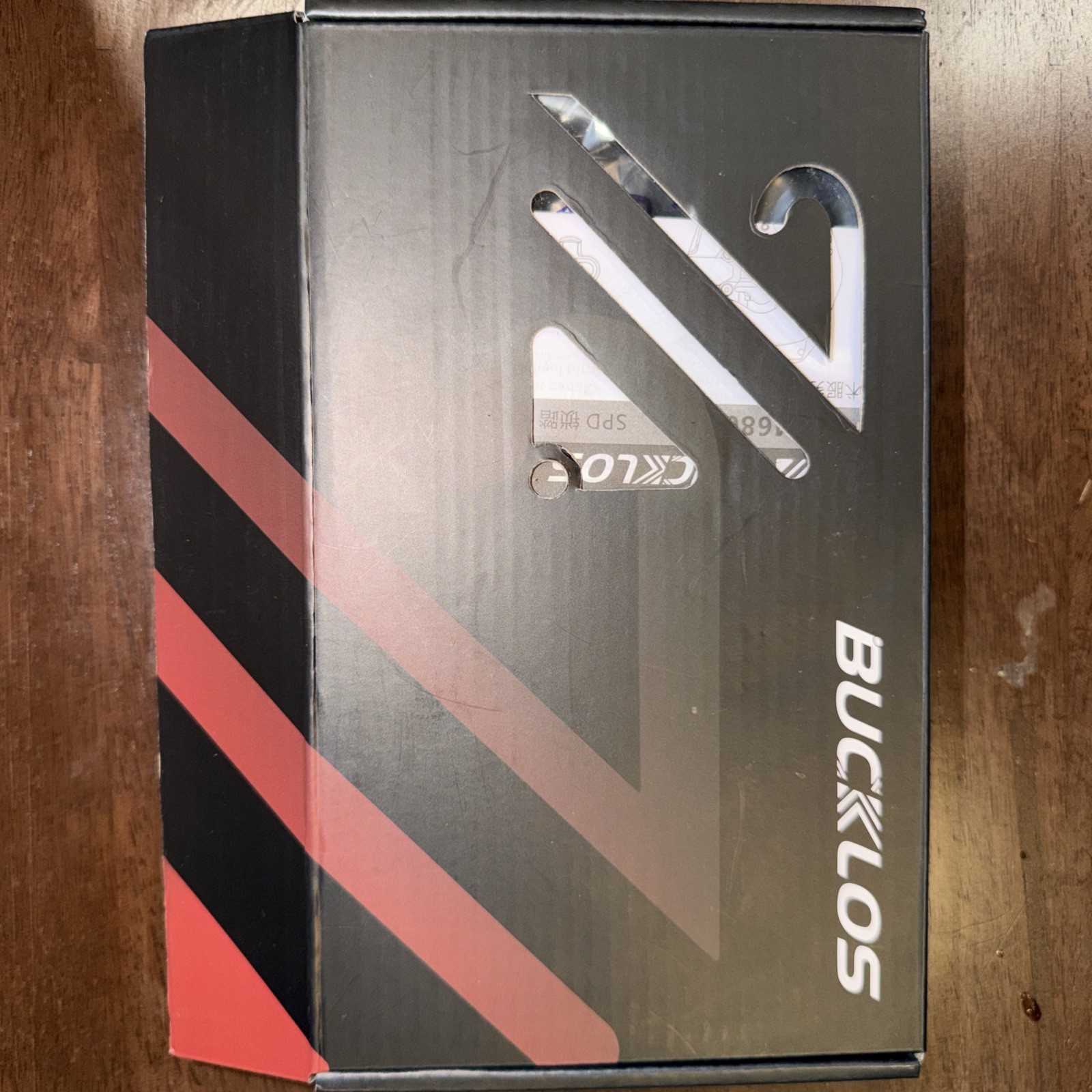 BUCKLOS M212 Aluminum Clipless Pedals Black Universal Bike 900325-BLACK-M212 Set