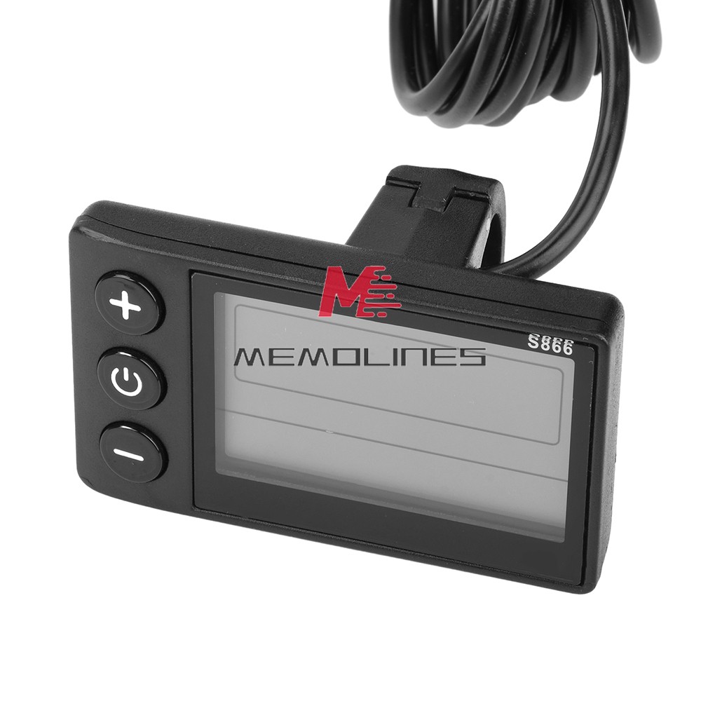 36V 48V 64V 40A 30A 20A Brushless Motor Controller E-Bike S866 LCD Display Meter