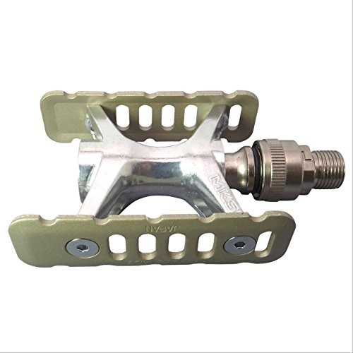 MKS (Mikashima) Pedal promenade Easy [PROMENADE Ezy] Titanium color left and rig