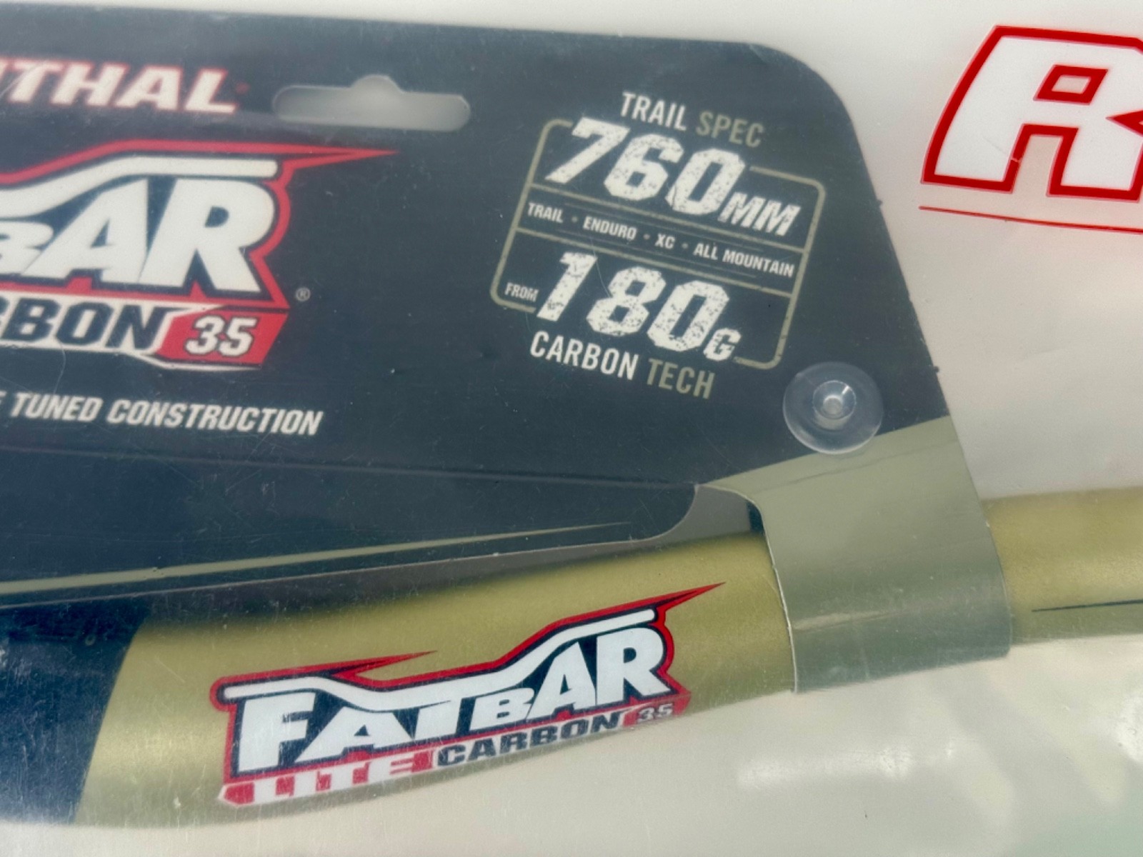 New Limited Edition Gold Renthal FatBar Lite Carbon 35 Handlebar 30mm rise 760mm