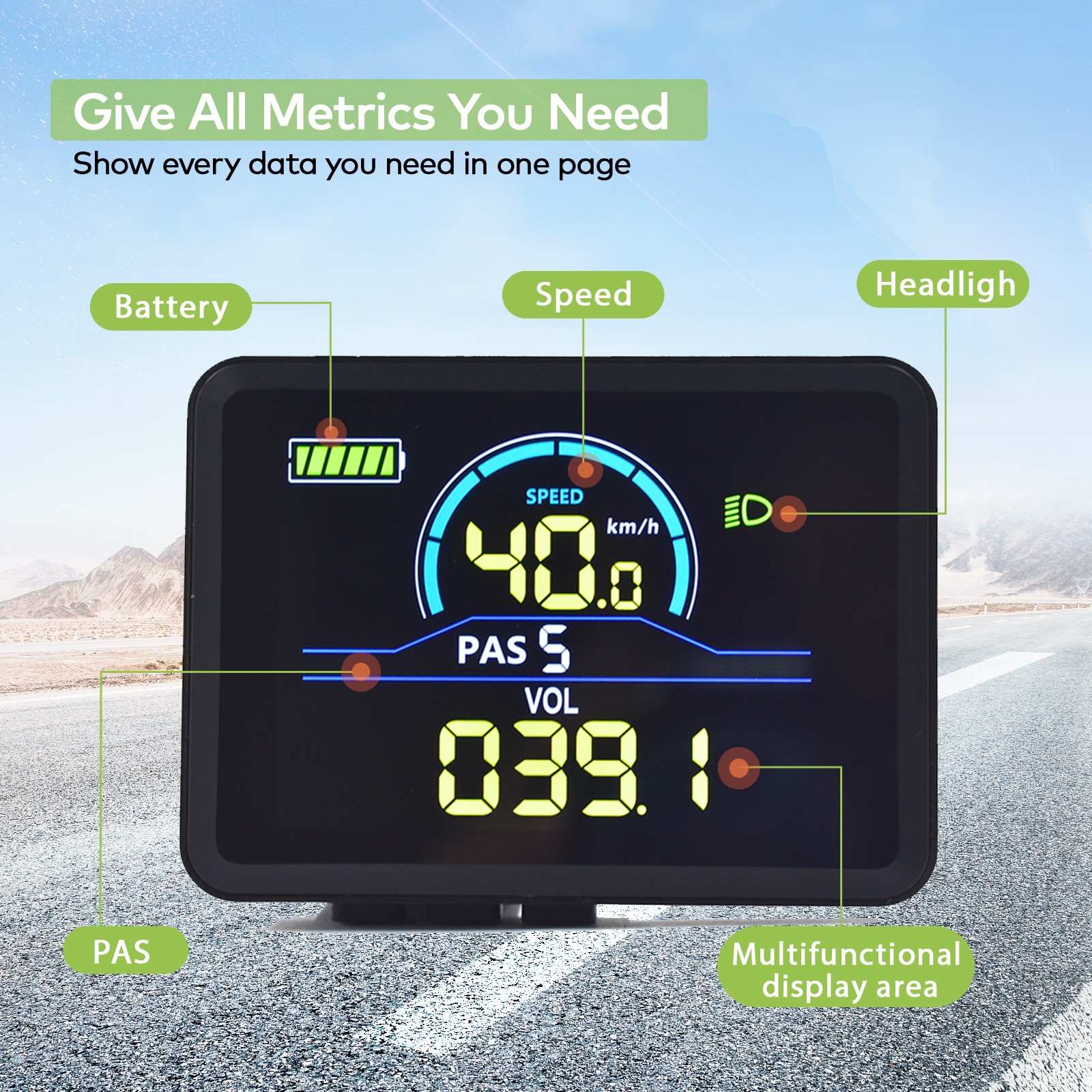 UART 2 Cycling Computer Waterproof P5C LCD Speed Odometer Cycling Accessories