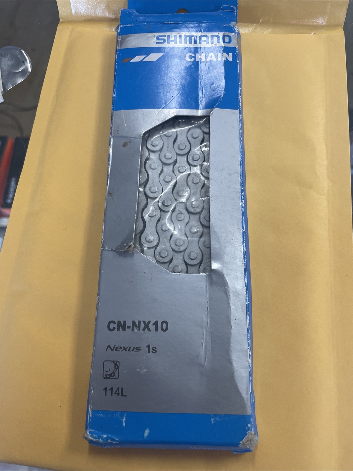 SHIMANO ICNNX10C114I Chain CN-NX10 114 Link Single Speed ​​1 / 2X1 / 8 ICNNX1