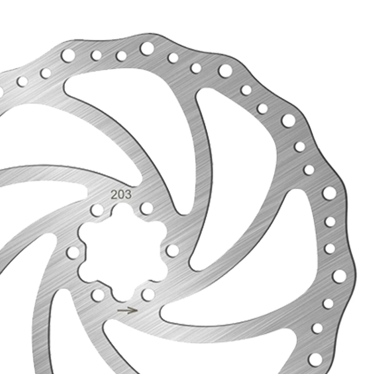 MTB Bike Disc Brake Rotor 160mm 180mm 203mm Center-Lock for SRAM/Shimano 6 Bolt