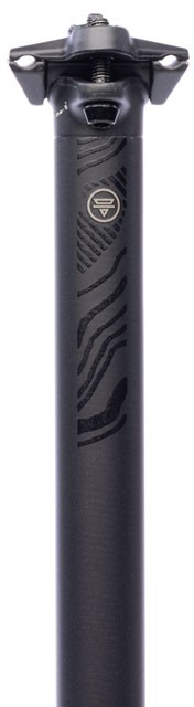 Teravail Stratum SE Seatpost – 27.2 x 400mm, 18mm Offset, Black