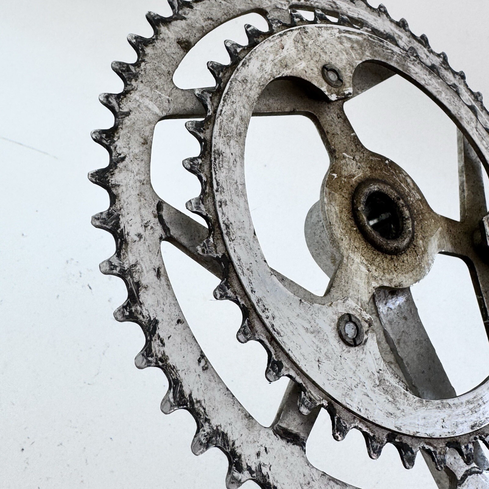 Vintage Sugino Maxy Crank Right Side 171 mm Forged 52T 40T Double Road Race A83